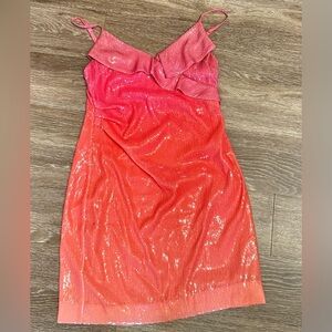 Derek Lam Pink Ombré Cocktail Dress